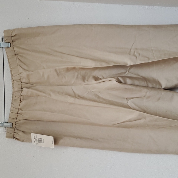 Lord & Taylor Silk Linen Blend Khaki Size 16W - Picture 9 of 16
